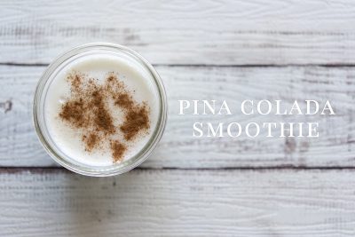 Pina Colada Smoothie Dog Treat Recipe | www.thepugdiary.com